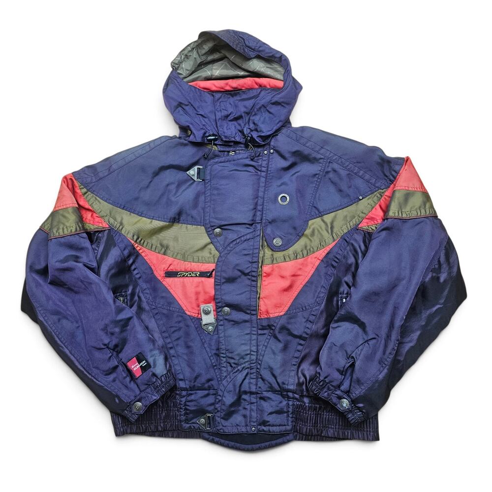 SPYDER Ski Jacket Men's L VTG 90s Hong Kong Thinsulate Retro Snowboarding Apres